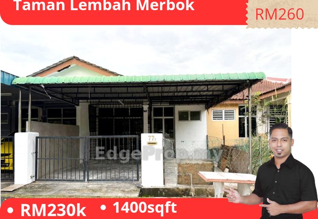 Taman Lembah Merbok sungai Petani Teres Open Facing, Kedah, Sungai Petani