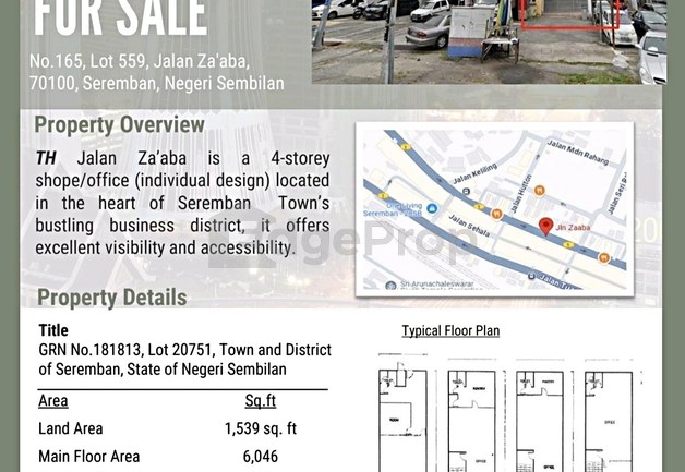 List of Commercial Property for Sale / Dispose in Malaysia