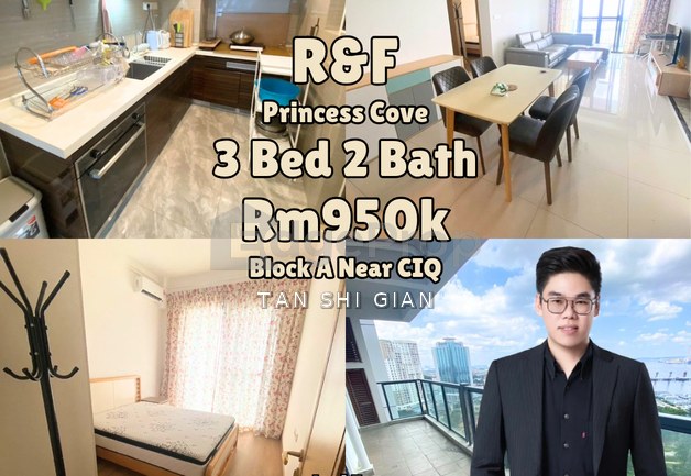 R&F princess Cove 3Bed for Sale, Johor, Johor Bahru