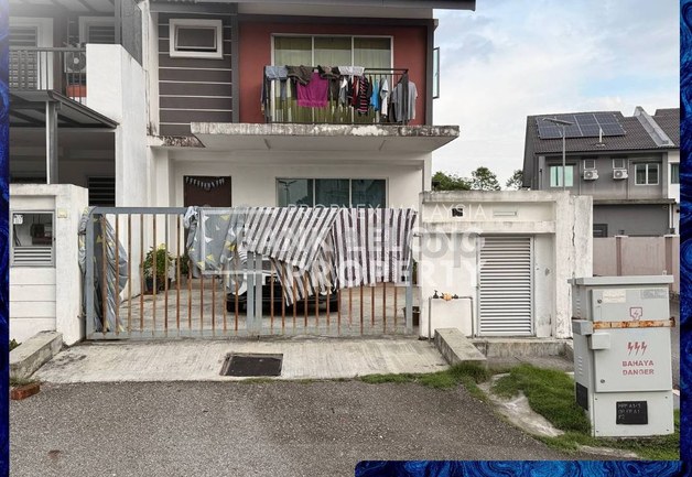 Taman Nusa Damai @ Pasir Gudang, For Auction, Double Storey Terrace Endlot with Land , Johor, Pasir Gudang