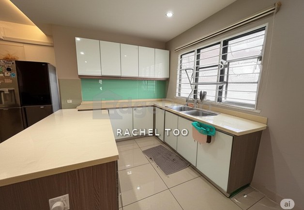 USJ 11, Subang Jaya 2-storey endlot kitchen extended and renovated house for sale, Selangor, Subang Jaya