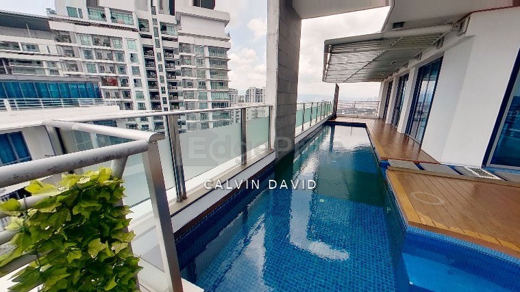 Penthouse with private pool, majestic view @ 11 Mont Kiara, Kuala Lumpur, Mont Kiara