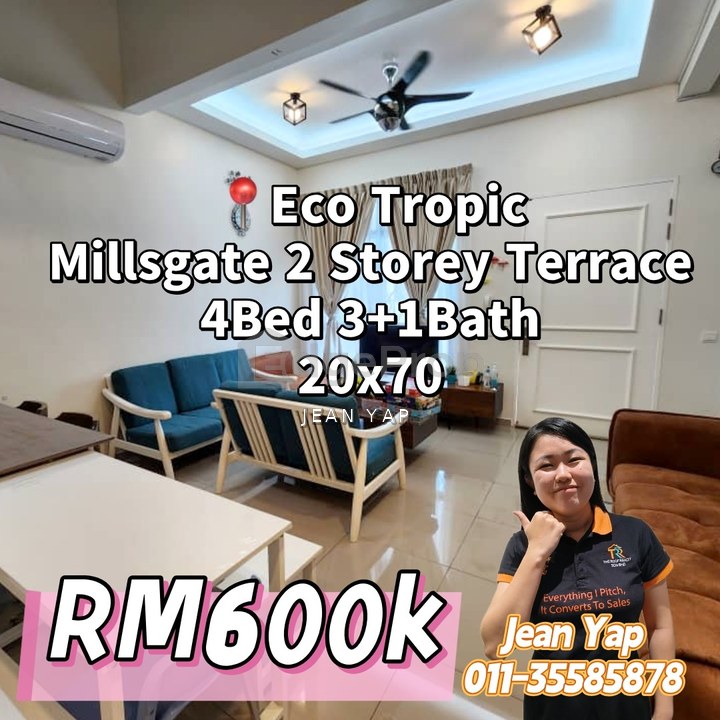 Millsgate Eco Tropic Double Storey Terrace , Johor, Masai