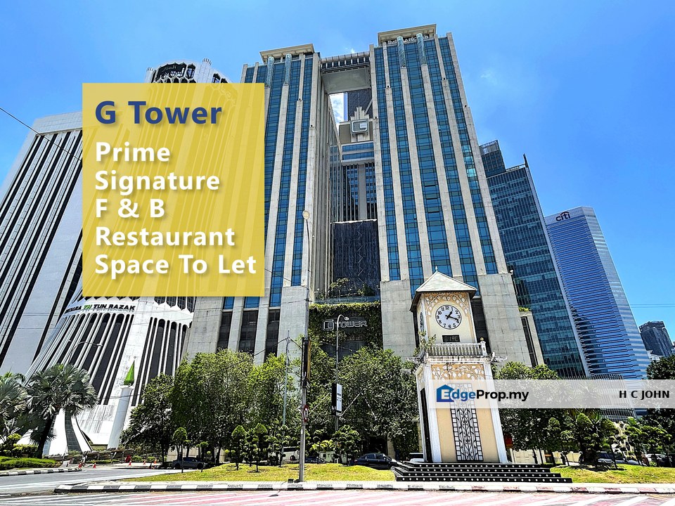 G Tower KLCC – Signature F&B Space, Best for Distinctive Café and Specialty Dining Concepts, Kuala Lumpur, KLCC