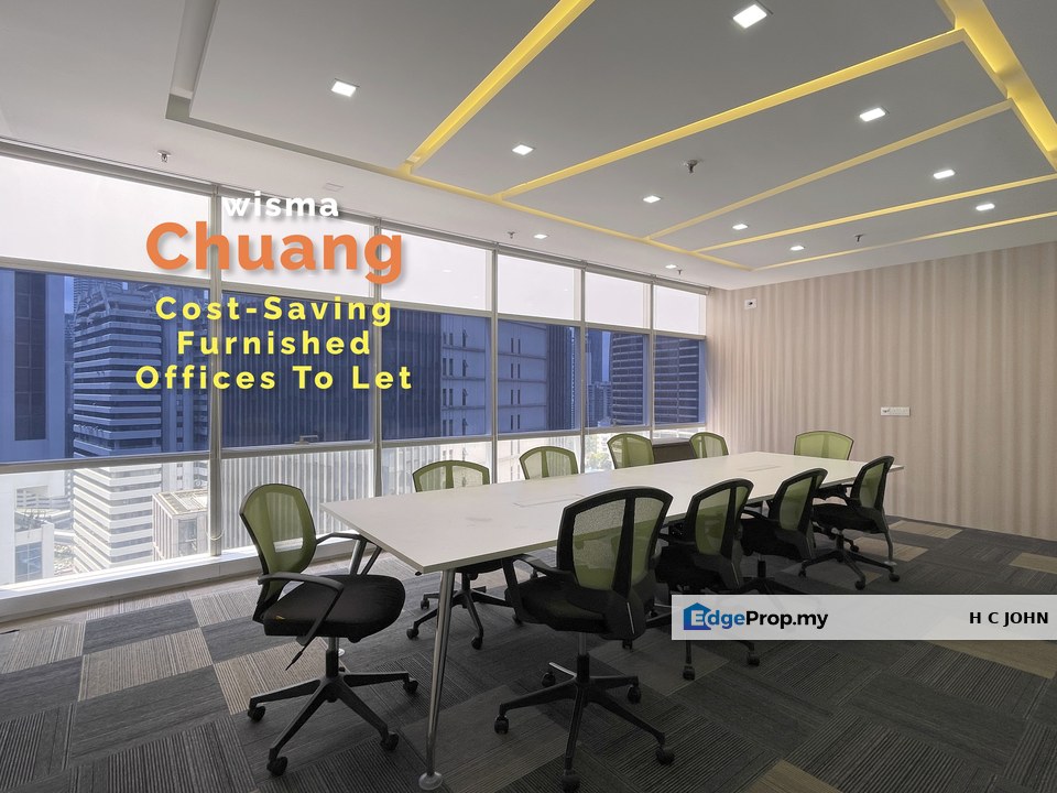 Wisma Chuang Exclusive Furnished Grade A Offices closeby abundant Amenities/Train connections, Kuala Lumpur, KL City