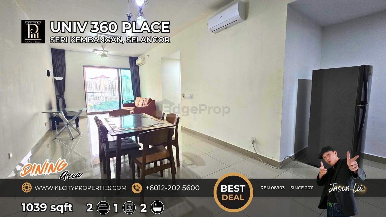 Rent UNIV 360 Place | Fully Furnished 2-Bed Near UPM & MRT, Selangor, Serdang