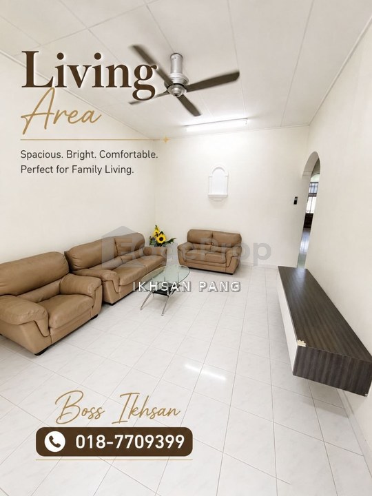 Furnished 4 Bedroom Single Storey Terrace House @ Bandar Putra Kulai For Rent, Johor, Kulai