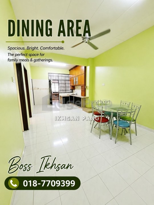Furnished 4 Bedroom Single Storey Terrace House @ Bandar Putra Kulai For Rent, Johor, Kulai