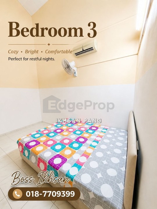 Furnished 4 Bedroom Single Storey Terrace House @ Bandar Putra Kulai For Rent, Johor, Kulai