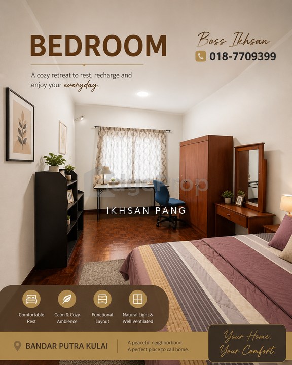 Renovated Double Storey Terrace Bandar Putra Kulai For Sale, Johor, Kulai