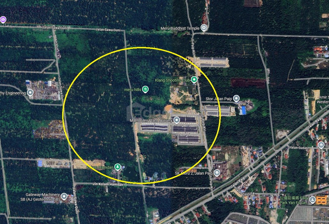 3.0 acres Residential Zoning Land, Kampung Bukit Kapar, Kapar, Selangor, Selangor, Kapar 