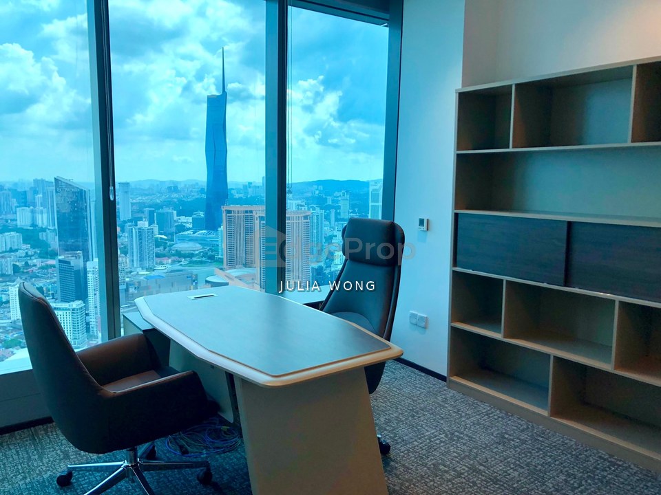 Fully fitted office, high floor, PNB118 view, fits 15pax, Kuala Lumpur, KL City