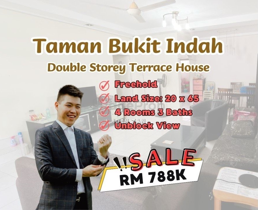 Bukit Indah Double Storey Terrace House Fully Furnished Unit For Sale Near Taman Serimbun, Nusa Bestari, Perling, Uda Utama, Nusa Idaman, Nusa Indah, Johor, Johor Bahru