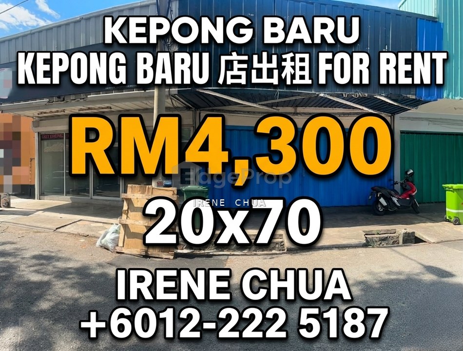 Kepong Baru Shop For Rent, Kuala Lumpur, Kepong