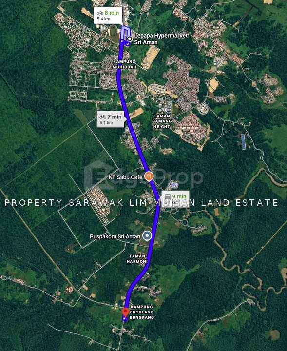 12.12 Acres First-Lot Land at Jalan Akses Sri Aman FOR SALE, Sarawak, Sri Aman