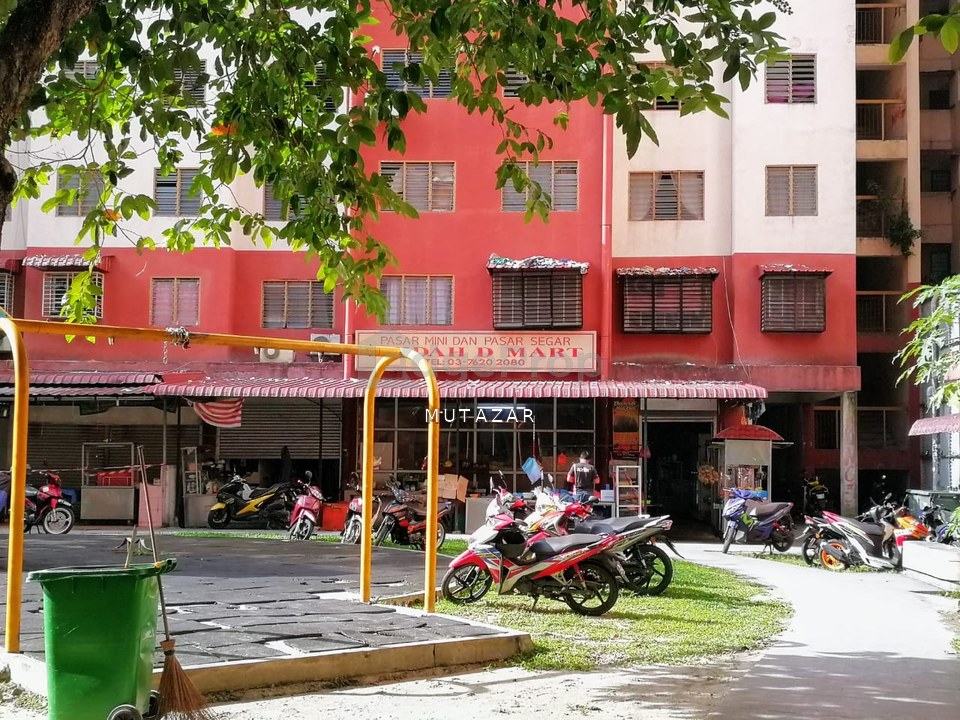 PRICE DROP!!! Corner Lot Pangsapuri Teratak Muhibbah 1 @ Taman Desa, Kuala Lumpur - Non Bumi Unit For Sale, Kuala Lumpur, Taman Desa 