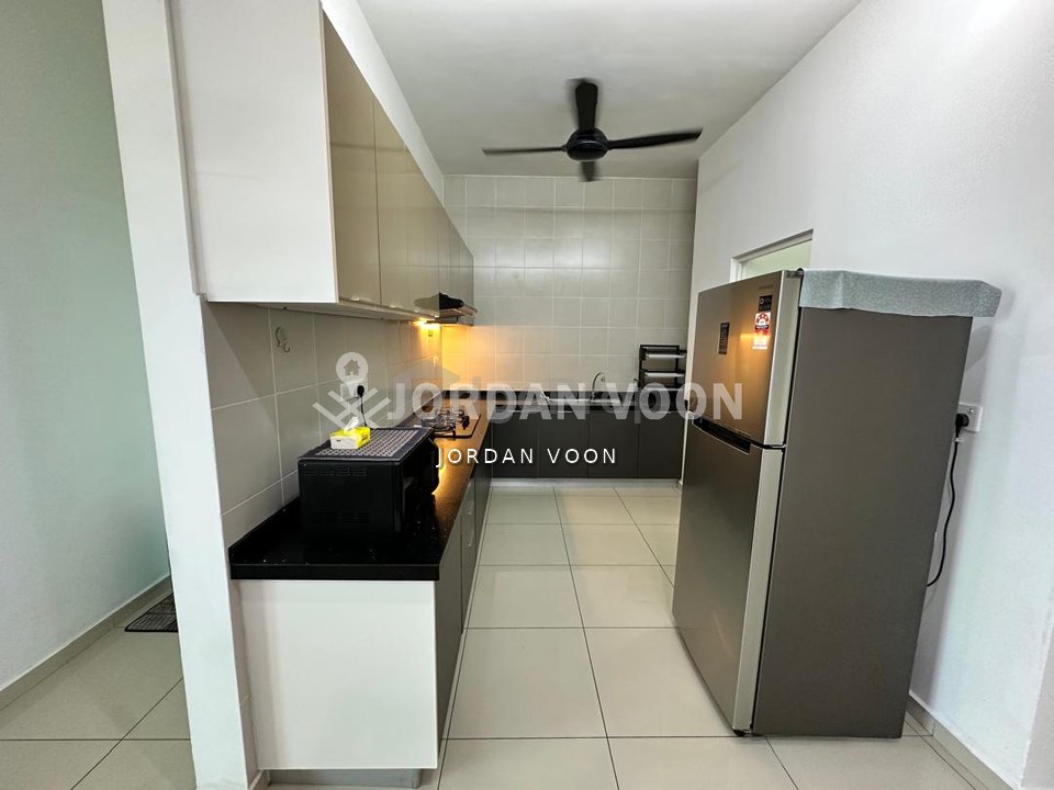 Solaria Well Maintain Spacious Fully Furnished 2carpark, Near Airport, Penang, Bayan Lepas
