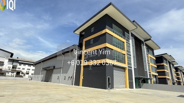 Brand New 3-Storey Semi-Detached Corner Factory with Large Land | ETP Meru Industrial Park, Klang