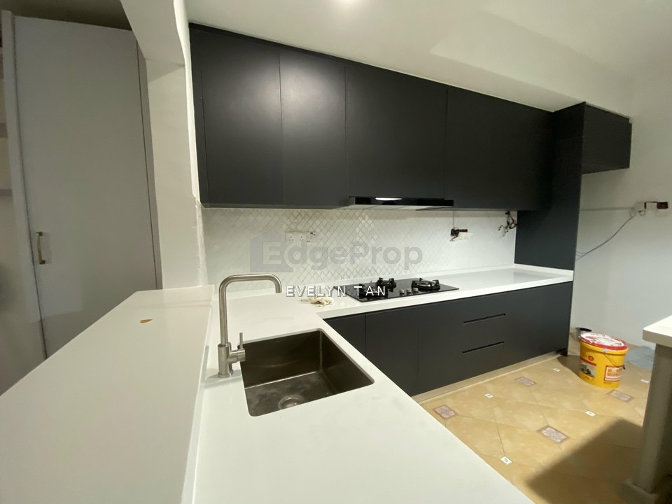 Gated n guarded house with brand new kit cabinets 