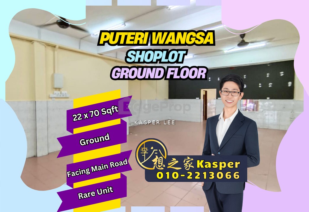 Taman Puteri Wangsa Shoplot Ground Floor For Rent Facing Main Road Nice Location, Johor, Johor Bahru
