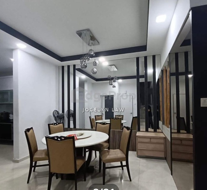 2 Storey House with Fully Furnished For Rent , Johor, Ulu Tiram