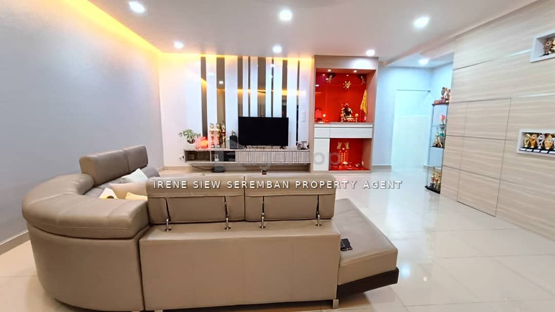 Serena @ Saujana Sutera @ S2 Heights  Double storey Cozy Renovated Fully Furnished Facing North House no 4 Urgent Sale, Negeri Sembilan, Seremban