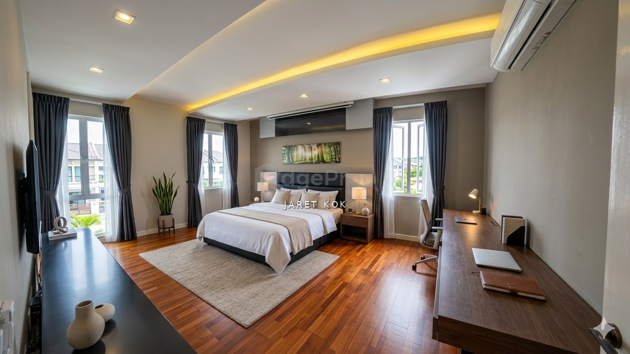 Damansara Heights Beringin Residence For Rent | End Lot Georgian Themed Landed | 3+1R 4B, Kuala Lumpur, Damansara
