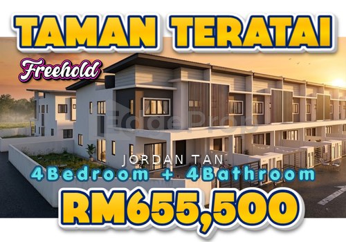 Taman Teratai, Pulai, Kangkar Pulai Double Storey Terrace House (New), Johor, Skudai
