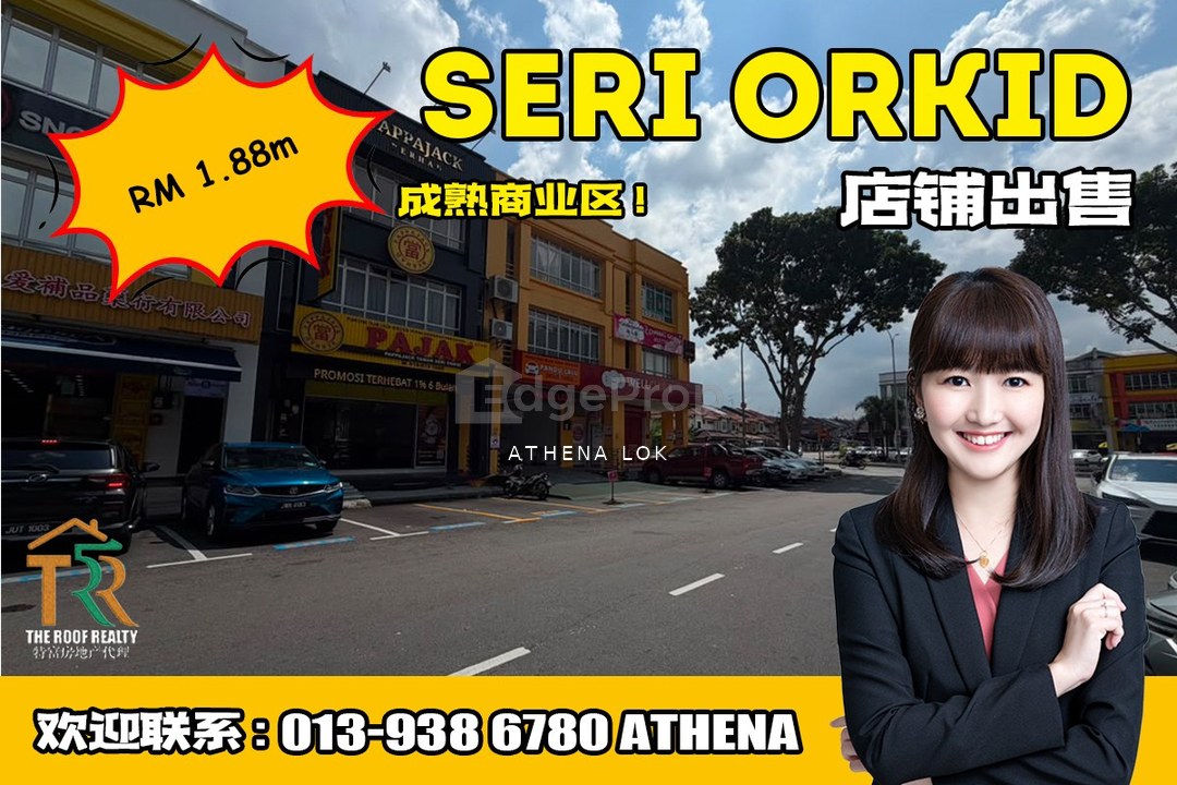 Seri Orkid - 3 Storey Shop For Sale, Johor, Skudai