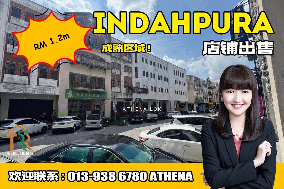 Indahpura - 4 Storey Shop For Sale, Johor, Kulai