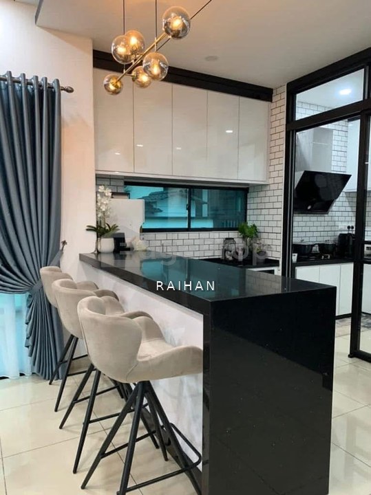Eco Residence Bertam Fully Furnished Facing Lake Extra Kitchen Price Negotiable, Penang, Kepala Batas