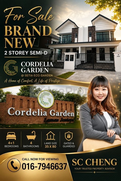 Setia Eco Garden, 2 Storey Semi-D House, Johor, Gelang Patah