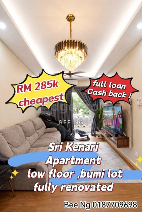 Sri Kenari Apartment @ Tampoi Full Loan Full Renovated Below Market Price - Nego , Johor, Tampoi