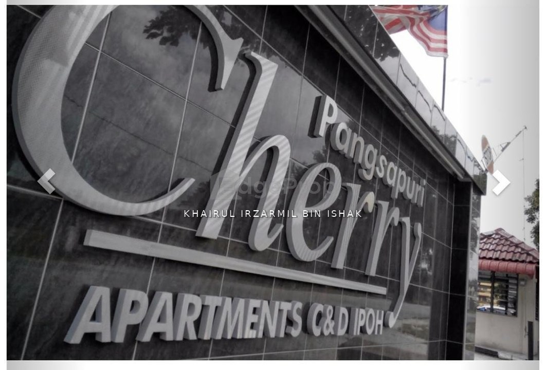 Murah, Full Loan, Strata Ready, Cherry Apartment, Ipoh, For Sale, Perak, Ipoh