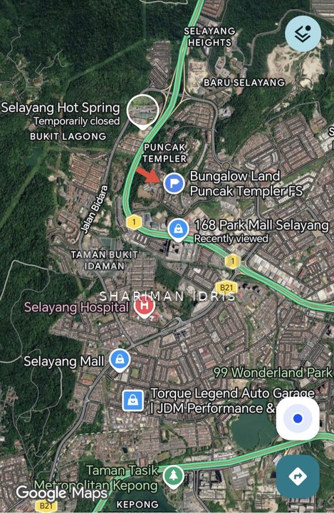 Bandar Baru Selayang, Bungalow Land, Puncak Templer , Selangor, Selayang
