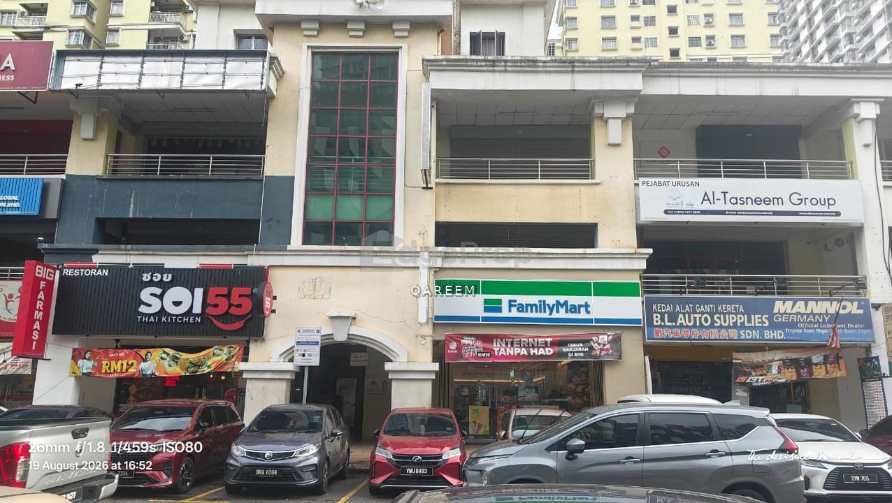 [Freehold] 1st Floor Shoplot Taman Melati Facing KL East Mall, Setapak KL