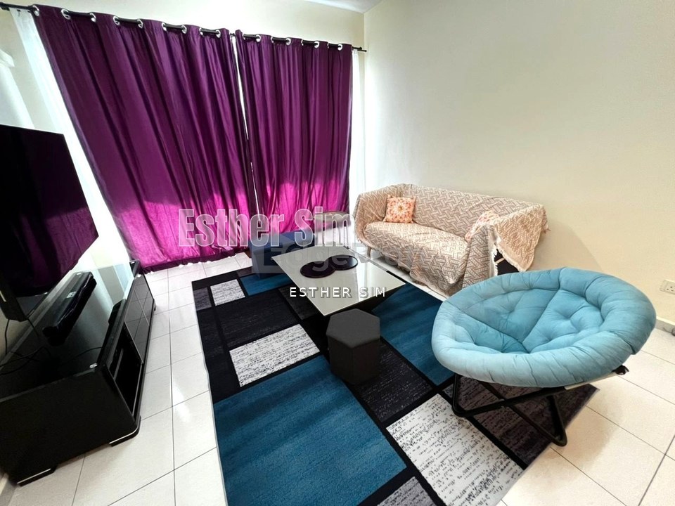 Fully Furnished, 2 car parks  Capri Parks Condo at Butterworth ( near schools, market , highway, terminal ferry, train and bus station), Penang, Butterworth