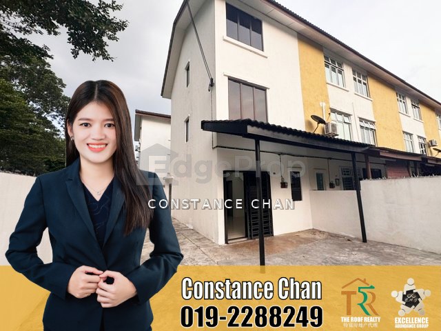 Taman Megah Ria 3 Storey Low Cost House Corner For Sale, Masai