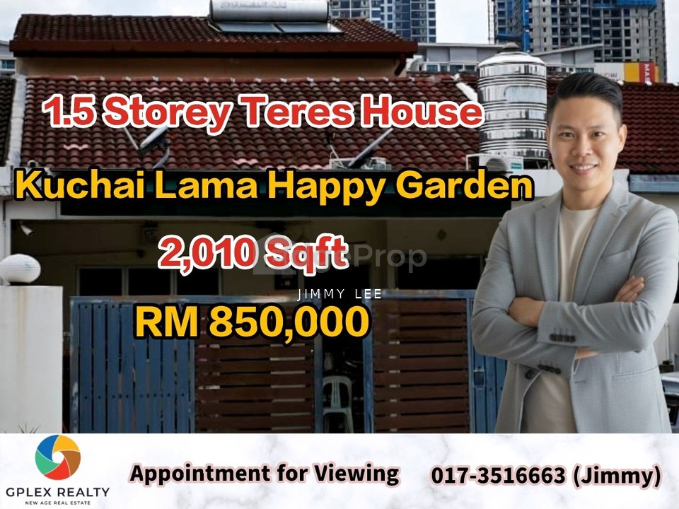 Rare 1.5 Storey 6 Bedrooms 4 Bathrooms | Fully Extended | Solar Panel | Happy Garden, Kuala Lumpur, Kuchai Lama