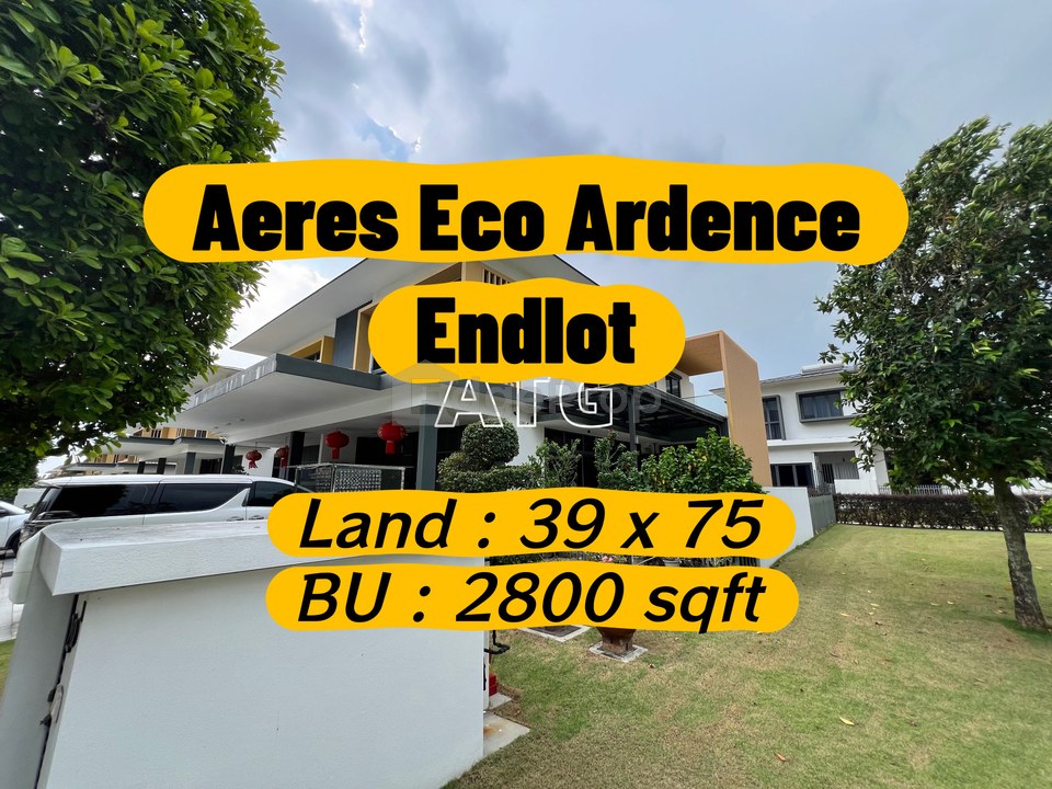 Aeres Eco Ardence Setia Alam Pavilion Home Endlot For Sale 2.4m