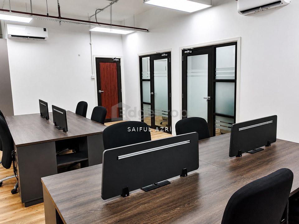 Radia Office Block A Bukit Jelutong Top Floor Corner Unit Fully Furnished and Renovated
